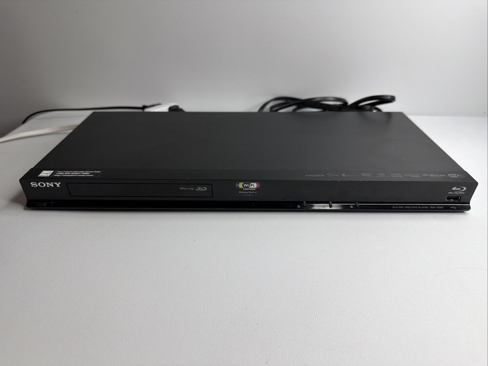 Sony BDP-S580 3D Blu-ray SACD DVD CD Player WiFi HDMI Dolby TrueHD DTS-HD NO RM